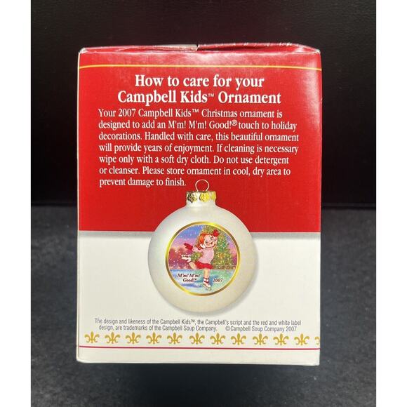 Campbell's Christmas Ornament 2007 Collector's‎ Edition Campbell's Soup - Picture 3 of 5